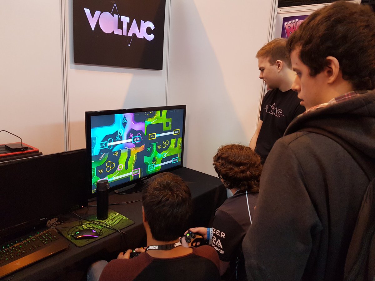AstroManateeMCR's tweet photo. Thanks to everyone who has come and played Voltaic at #insomnia59 https://t.co/1ECwGQP9Yu