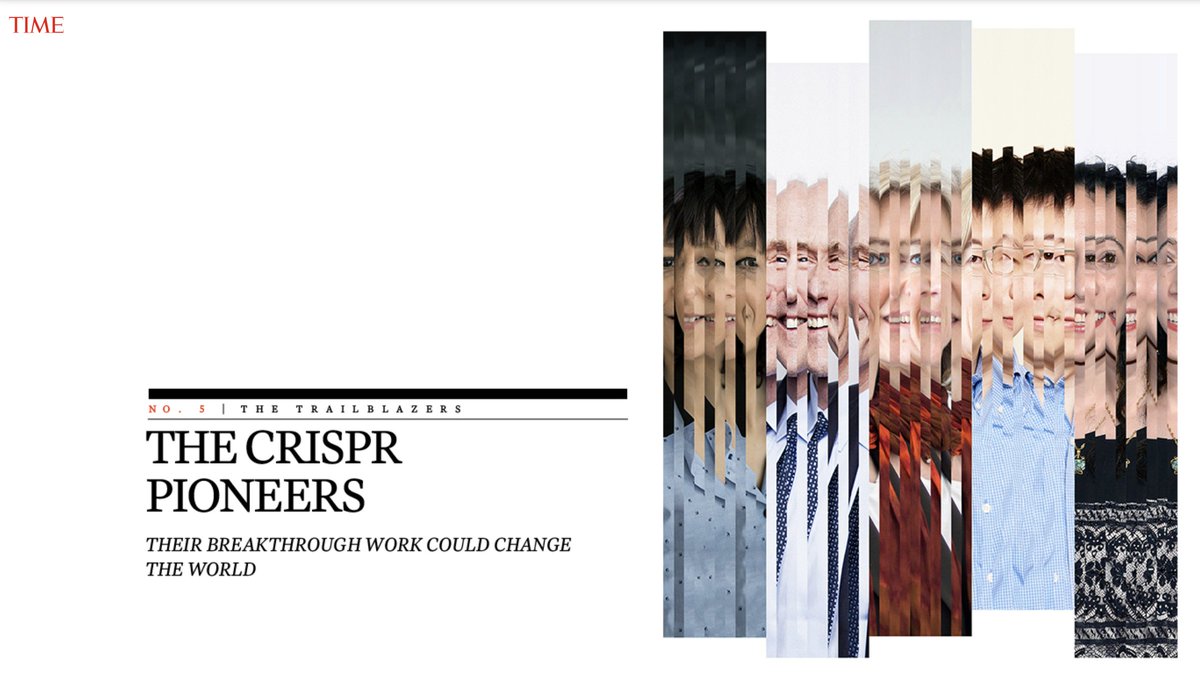 EricTopol's tweet image. The #CRISPR Pioneers time.com/time-person-of… by @AliceParkNY @TIMEHealth is a lot better than The Heroes of #CRISPR
