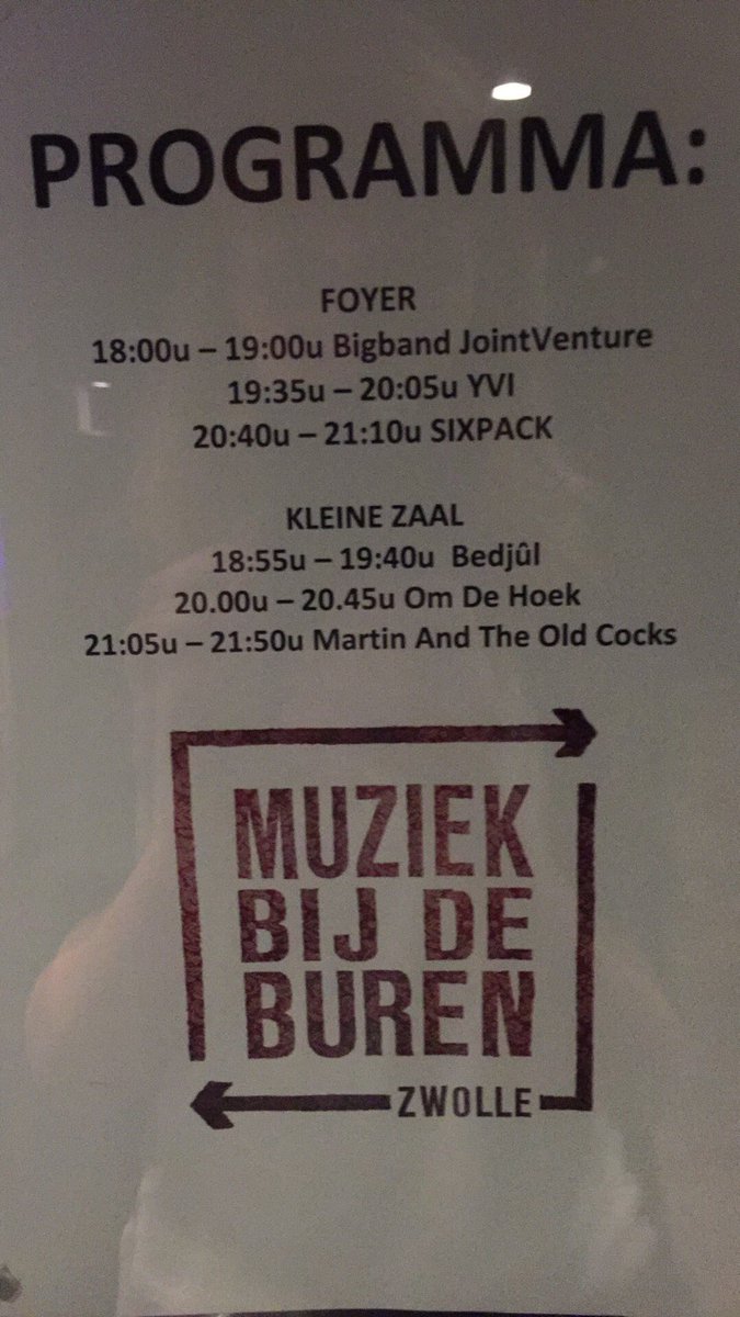 Afterparty! We zijn begonnen in <a href="/Hedon/">Hedon</a> met de bigband! Heerlijk mensen, heerlijk!