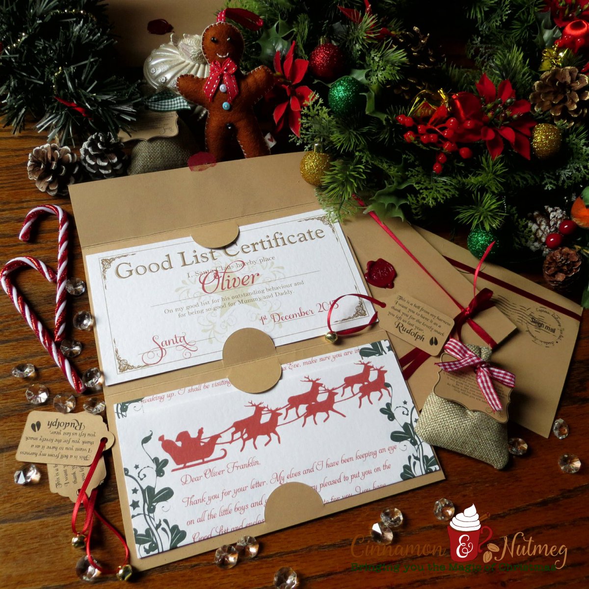 Cinnamonandnut's tweet photo. Completely Personalised letter from Santa / Father Christmas + Lette… https://t.co/mrRCcUoTeJ #Etsy #LetterFromSanta https://t.co/nCOtZwDOsR