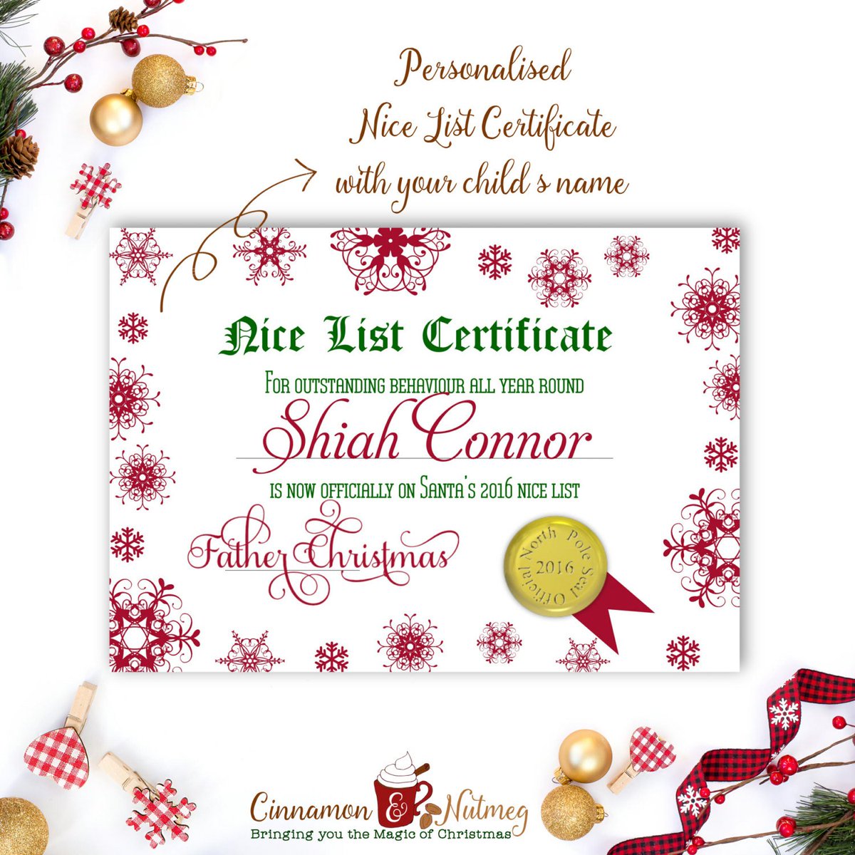 Cinnamonandnut's tweet photo. Personalised Santa Letter from Santa Claus or Father Chris… https://t.co/E1CPSGQGnO #CinnamonNutmeg #ChristmasLetter https://t.co/9jUAYjZXDJ