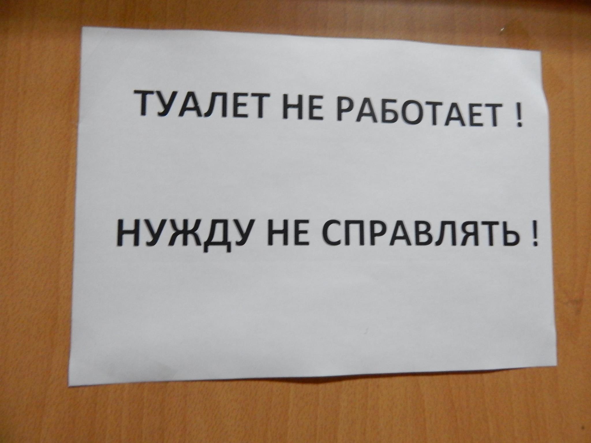 Смешная картинка туалет не работает, цветной бумаги аппликация