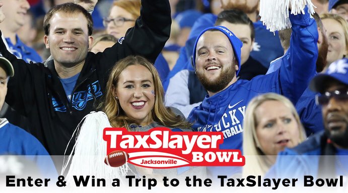 Win the ultimate TaxSlayer Bowl experience - a trip, tickets and VIP hospitality! Enter the TaxSlayer Player Sweeps! bit.ly/TSplayer16