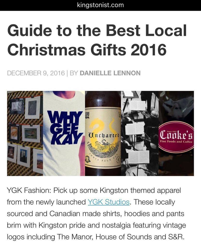 YGKstudios's tweet photo. Thanks so much for the holiday feature Kingstonist.  #ygkstudios #teamygk #ygk. What a tal… https://t.co/a2RGQbXGEH https://t.co/OCCfV3GWfT