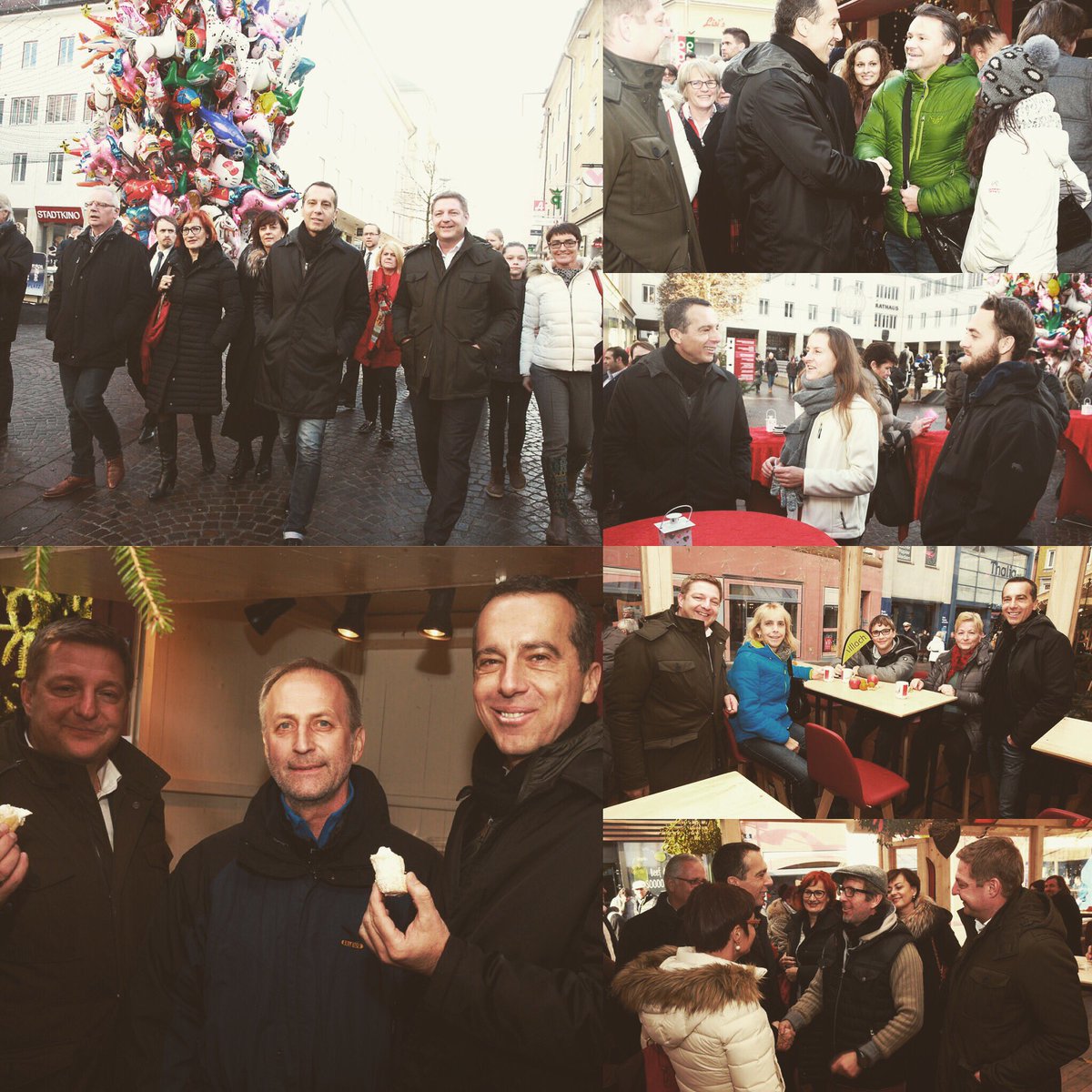 ...Villacher Advent mit Bundeskanzler Kern #ck