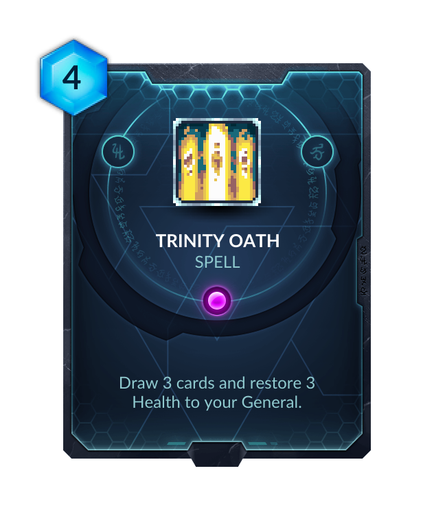 PlayDuelyst's tweet photo. Looks like we had some spoilers in the DWC Stream 🎊

Check out the Neutral Meltdown, Magmar Thraex and Lyonar Trinity Oath! https://t.co/IrYSb8rLV8