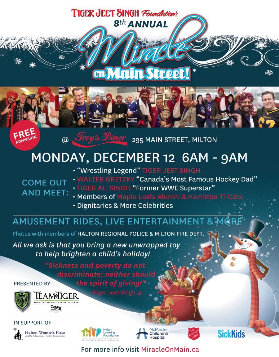 Mike_Cluett's tweet image. We are so excited for tomorrow morning. Can't wait!!! 6am at Troy's  &amp;amp; don't forget to bring a toy &amp;amp; your smiles. #MiracleOnMain #MiltonON