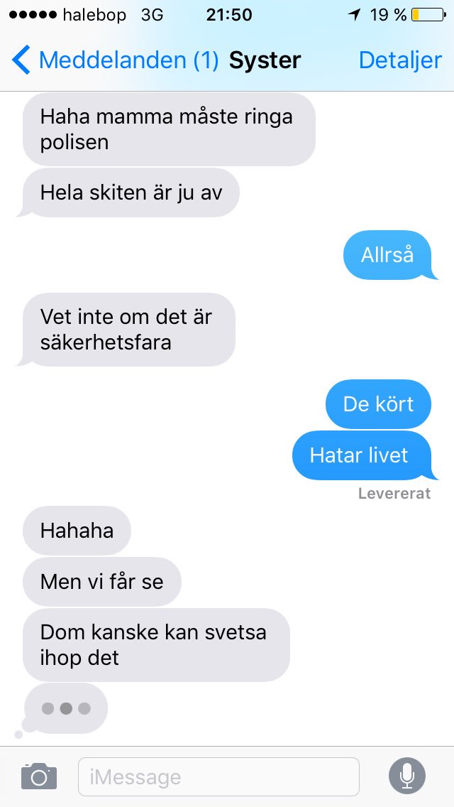 Jag. Körde. Iväg. Med. Bensinpumpen. I. Hela. Slets. Av. AlvaP bra jobbat