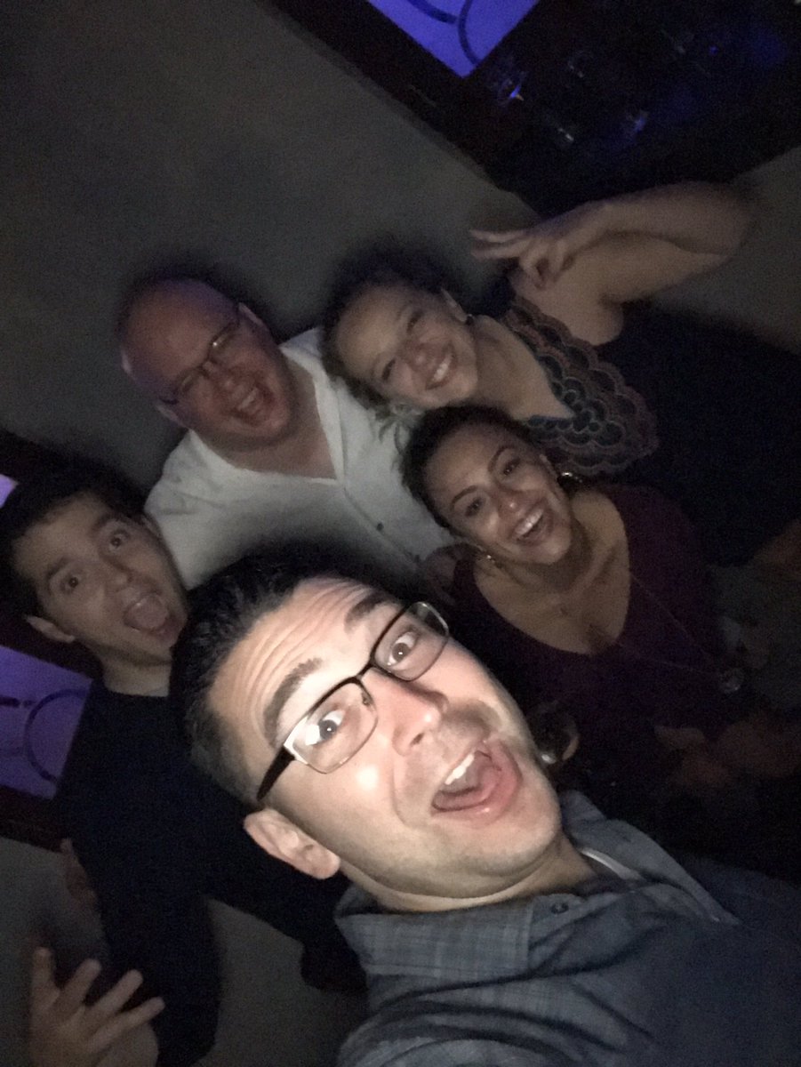 DJMikeAllan's tweet photo. Sometimes happiness is found in a nook. Good times with good friends! #SandalsAllAccess #SBTS2016 #NYC #ATL #Nashville #Detroit https://t.co/Np1GsazLsR