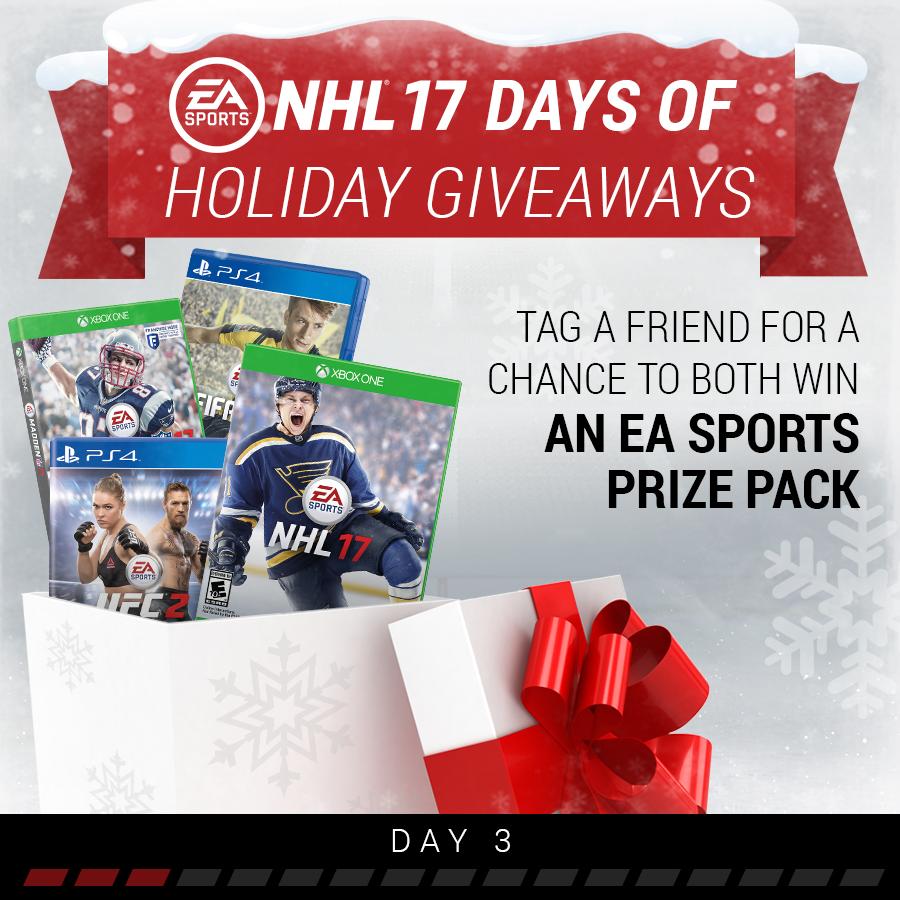 EASPORTSNHL's tweet image. DAY 3: Spend the holidays playing the entire @EASPORTS library!