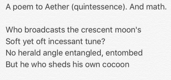 AlanFangor's tweet image. Heres what happens when i need to fall asleep but i'm on a shitty jet lagged schedule. My head comes up with shitty poetry. On Aether #yokay