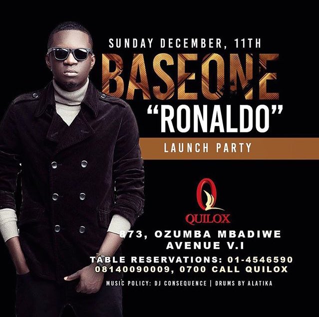 ShinaPeller's tweet photo. Tonight we party with the YOUNG SUGAR DADDY @iambaseone as we launch his new single RONALDO @clubquilox #AquilaRecords https://t.co/vjqU2Zlj3D