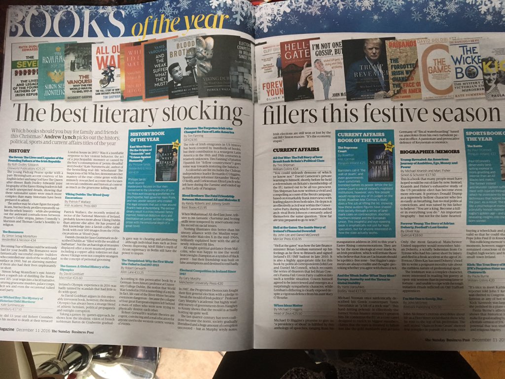 Delighted to get the nod from <a href="/sundaybusiness/">Fred</a> in their books of the year section