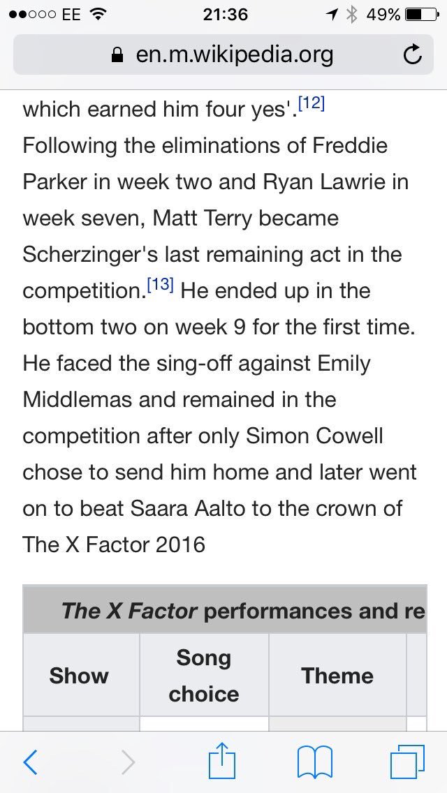McSpasminge's tweet photo. #xfactorfinal when Wikipedia update the winner before it's announced 😂😂😂😂 #fixedfactor https://t.co/3kyQPzpjNN