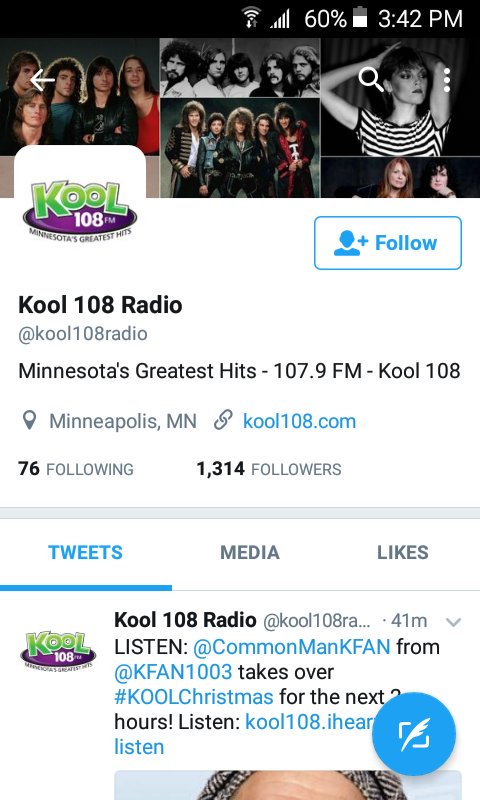 Mattyyhys's tweet photo. "Happy Holidays~Kool 108~" #GrowingUpInMinnesota https://t.co/Okp1RLAixK