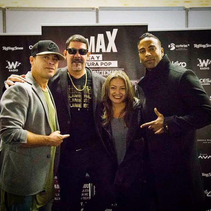 Muy bien acompañada de Riveri, Roldán y Yotuel 😍 <a href="/orishasoficial/">Orishas🇨🇺</a> ! Gracias #ALMAX <a href="/ALMAXColombia/">ALMAX Colombia</a>  !