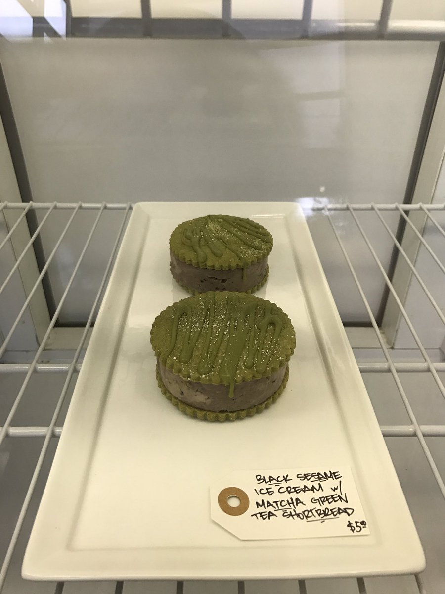 CDICECREAM's tweet photo. Soft Opening Today until 5pm #matcha #blacksesame #cdicecream https://t.co/G6cmRcOLhj