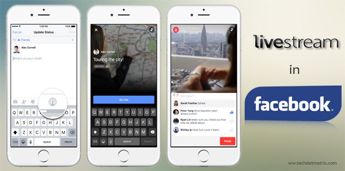 techdotmatrix's tweet image. How to Live Stream in #Facebook 
techdotmatrix.com/2016/01/how-to…
#Techdotmatrix #FacebookLive