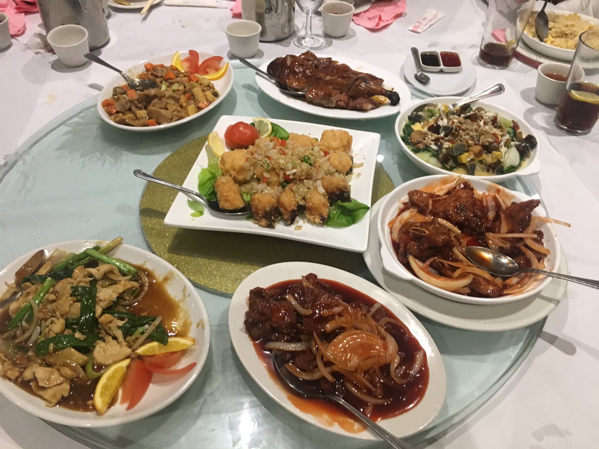 Have a nice day off enjoyed our Chinese meals, celebrated we made it to the finalists!! #@theBTAs #chinesefood#goodteam