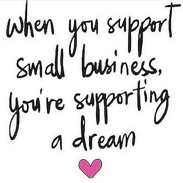 Think big. Shop small! #shopsmall #shoplocal #lovemyjob #etsy #etsypreneur #girlboss #tistheseason