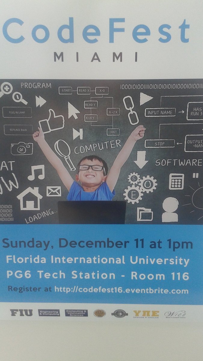 regulatorawm's tweet image. Fantastic event @FIU #codefest2016 Proud to be part of it. @MDCPSSTEAM @STEMDesignation @CTEMiami @inst_technology @WRTTIGERS @UDTCorp