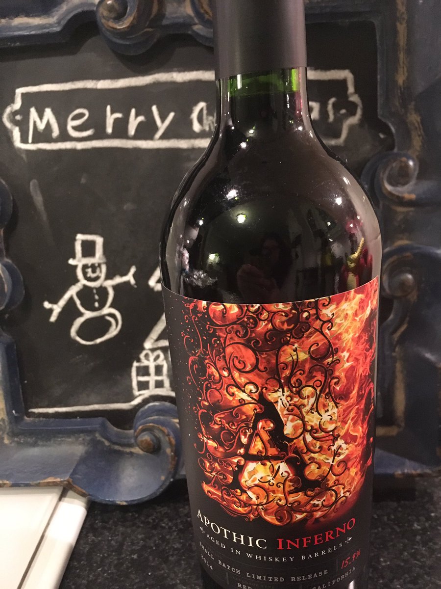 Mcgeeauction's tweet photo. @alwaysaware72 my last bottle...😩 #inferno @ApothicWine #makemoreplease https://t.co/j6yHar0oDu