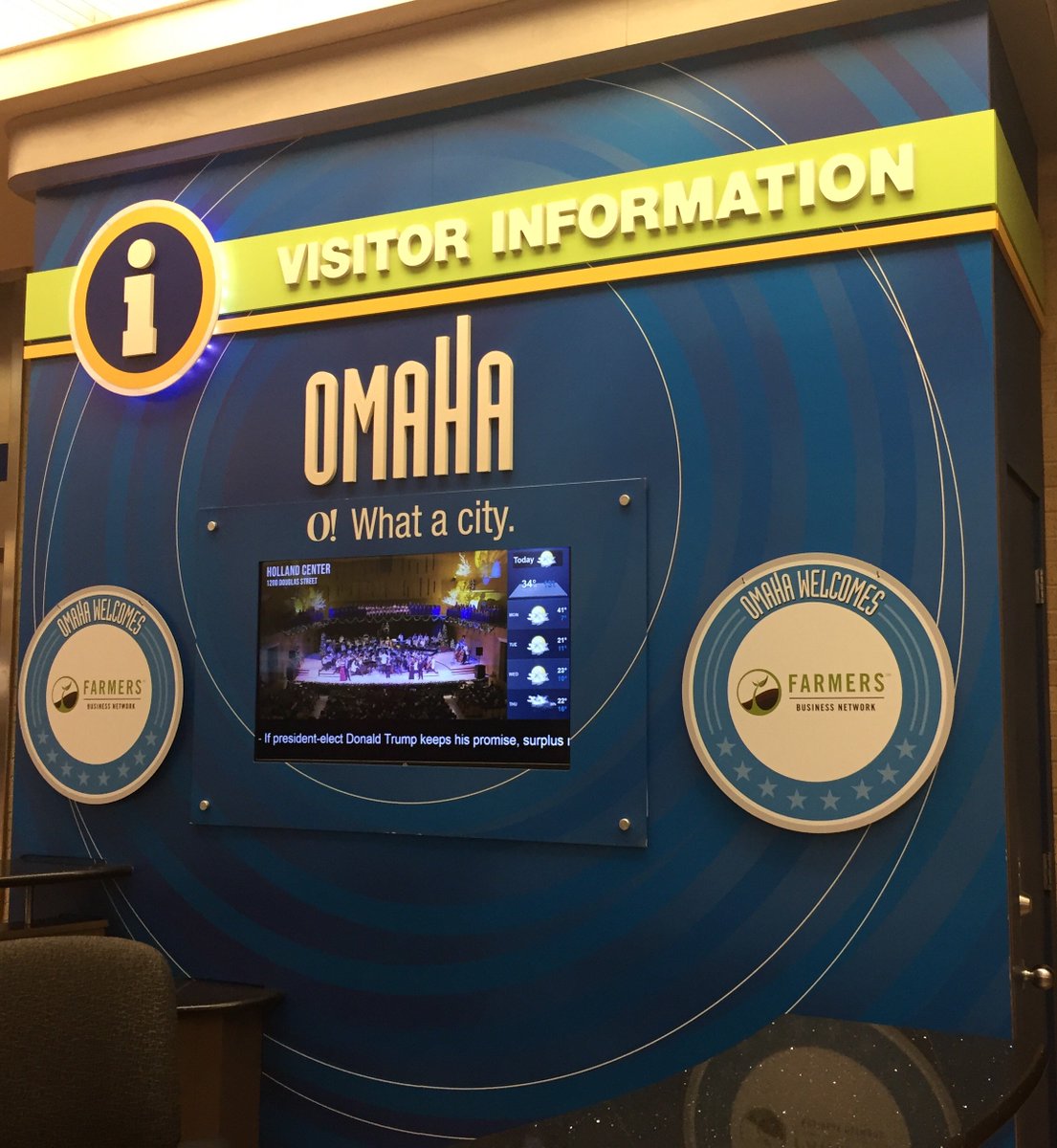 Omaha has the carpet out for #F2F16.  Conference starts 12/12. Going to be great!