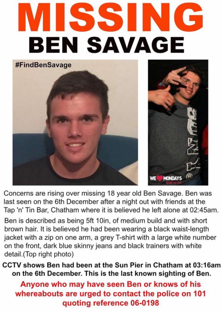 CookieDunkers's tweet photo. Updated poster #findbensavage #Bringbensavagehome #bensavage #findben @Findben1 https://t.co/3UprJgkDYr