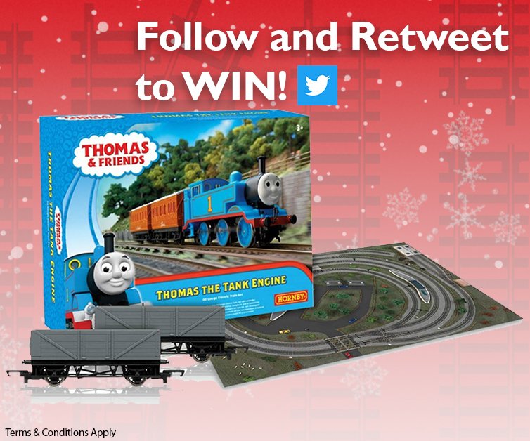hornby's tweet image. #WIN this fantastic Thomas the Tank Engine bundle in our latest #AdventCalendar #Competition! Follow &amp;amp; RT! ow.ly/sY46306YzXr