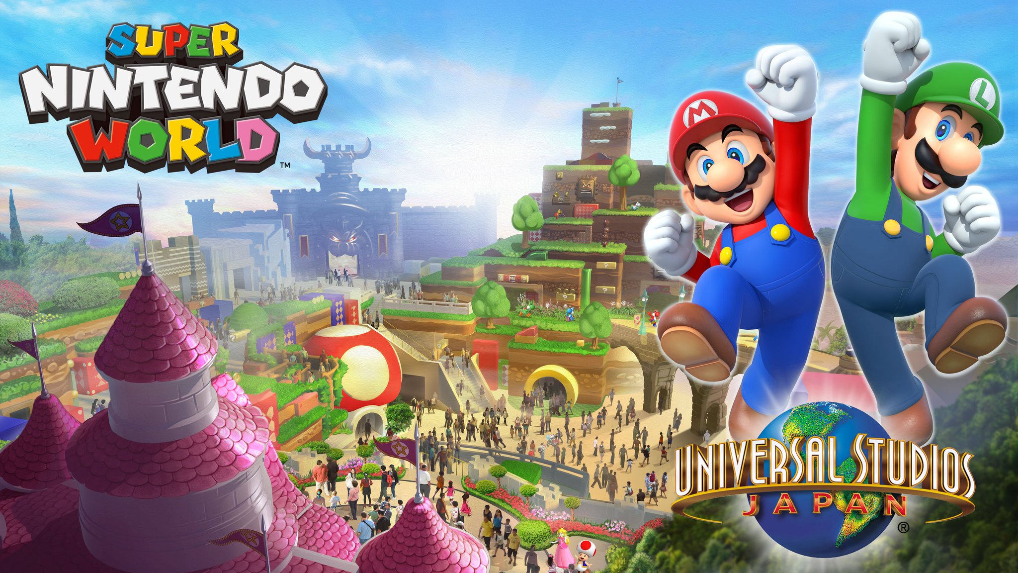 Super Nintendo World is Nintendo's first theme park, coming to Universal Studios Japan in July of 2020.  Check out the concept right here on Paul Gale Network!