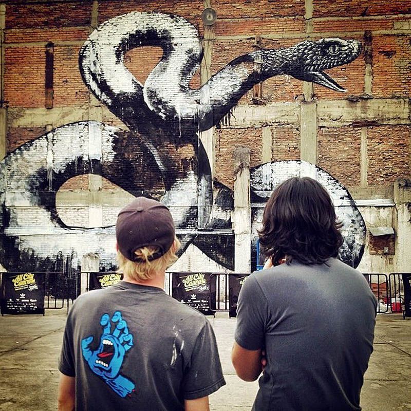 TheDGamas's tweet photo. We'll be checking out the life, death, and life after death murals of #Roa at the #SerendipityArtsFestival Goa 2016. You coming? https://t.co/kvgMfgSCNE
