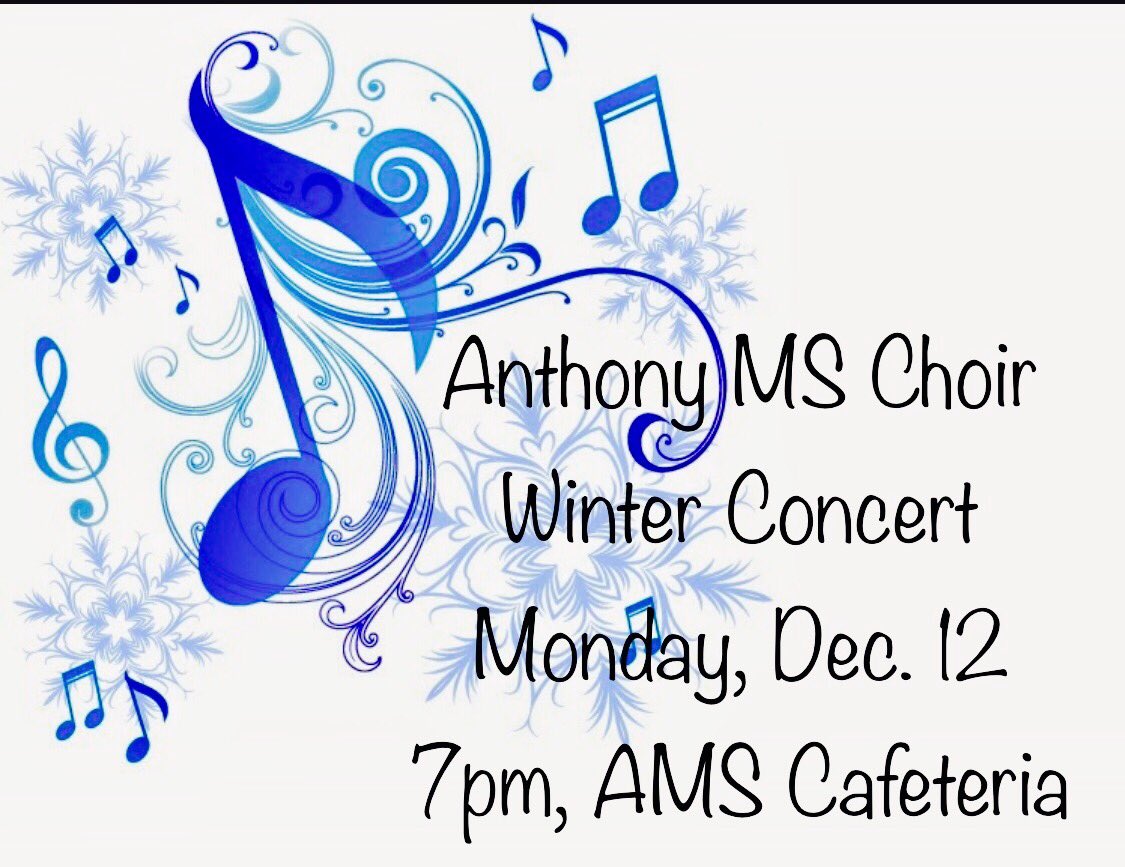 AnthonyChoir's tweet photo. Come enjoy some holiday music on Monday, Dec. 12 at 7pm @CFISDMusic @cfisdmusicman @CFISD_FineArts @AnthonyChoir https://t.co/ftBTmS4guy