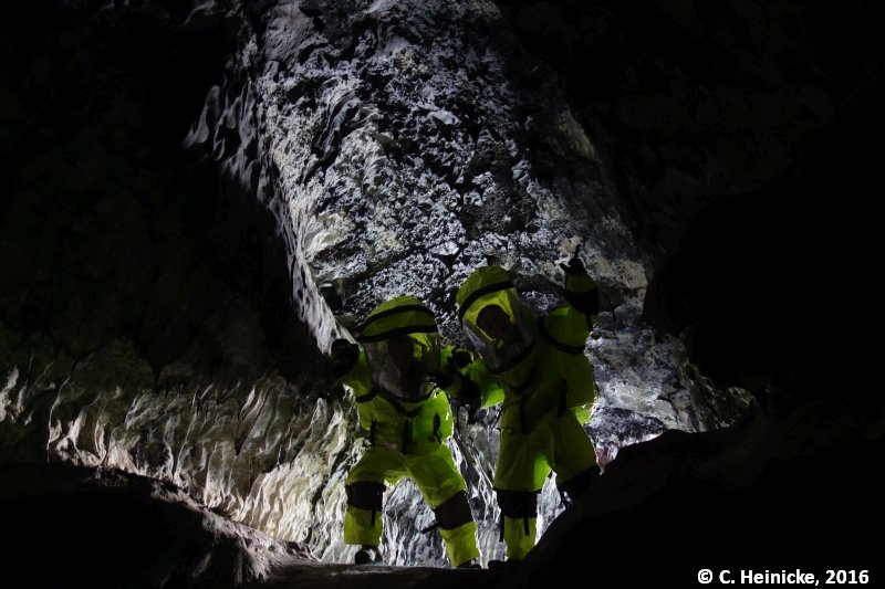 _CarmelJohnston's tweet photo. Where the Wild Things Are... In lava tubes @HI_SEAS. Memories from a year ago https://t.co/fuoPuhfP0k