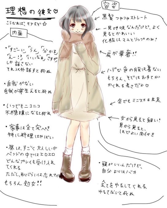 理想の彼女のtwitterイラスト検索結果 古い順