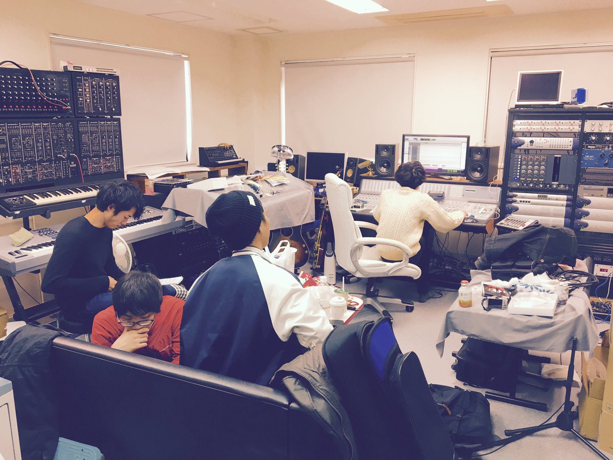 colspan_info's tweet photo. 2016.12.12 colspan 2nd single recording!!
#レコーディング #夏曲 #新曲 #studioDC
《LIVE情報》2017年1月9日(月祝)colspan 1st Mini Album"REBOOTING" Release Party!! https://t.co/1Fx4Egw5h9