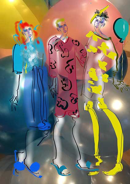 DASHMagTweet's tweet image. Colourful, bright and flirtatious @TypicalFreaks #SS17 #illo by @SDray1 dashmagazine.net/?p=16822