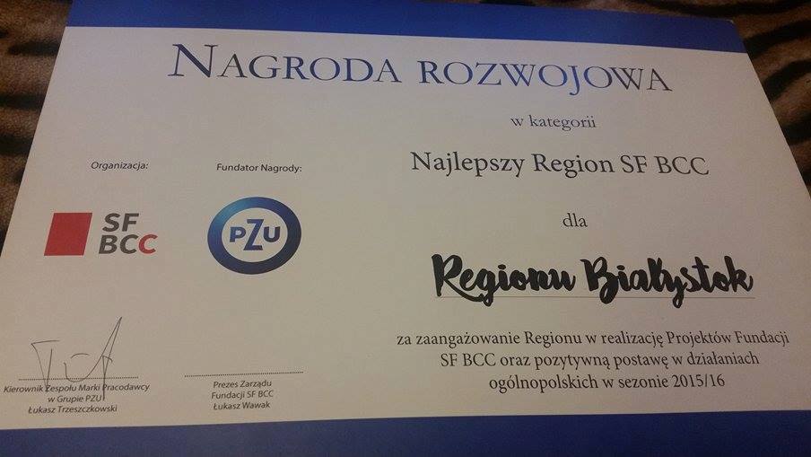 sfbcc_bialystok's tweet photo. Oficjalnie staliśmy się najlepszym regionem SF BCC w Polsce, spośród 20 regionów z całego kraju.
#SFBCC #Polska https://t.co/YVAaDoXbwH