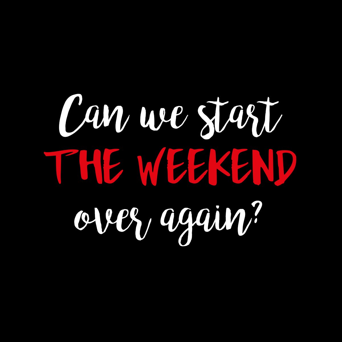 We weren’t ready…