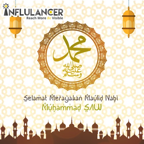 influlancer's tweet photo. Selamat Hari Maulid Nabi Muhammad SAW 1438H bagi para endorser yg memperingati. Semoga akhlak mulia beliau jadi suri tauladan utk semua. 🙏 https://t.co/LvEqP5XhUT