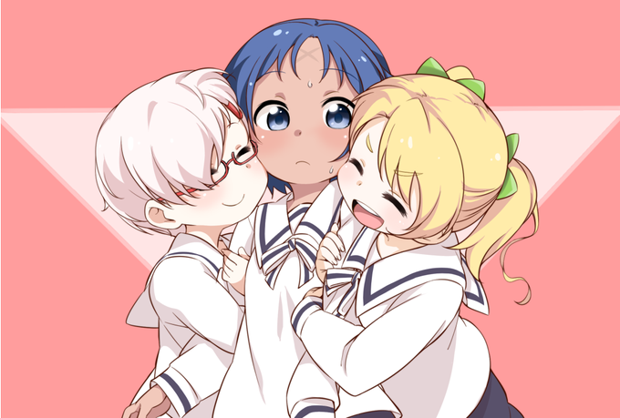 2キャラ以上描いてる絵はそれだけでシチュエーションになるから気に入ってます。
構図はほとんど一緒ですけど……
 #2016自分が選ぶ今年の4枚 