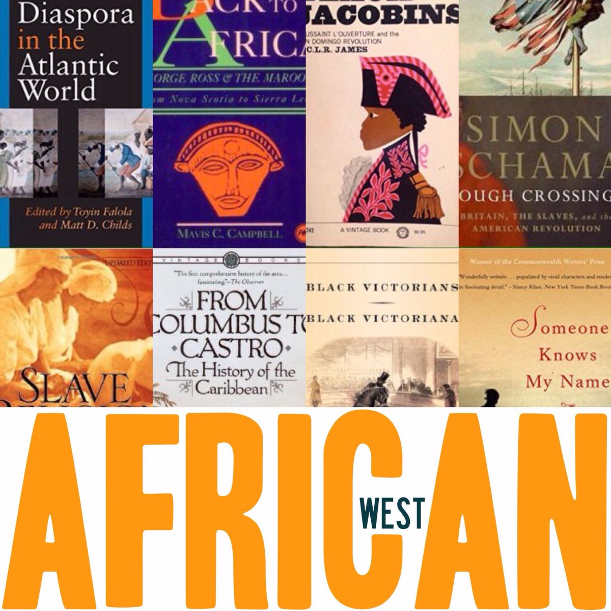 iamwestafrican's tweet photo. "10 Dope Books About West Africans &amp; the Diaspora" https://t.co/CFrjvywWem #Westafrica #AfricanAmerican #Caribbean #middlepassage https://t.co/j0HDgS0TWB