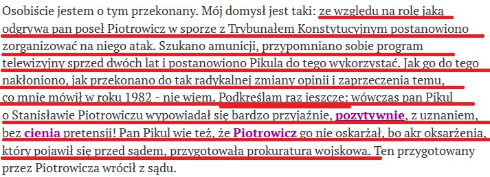 Swiadomy86's tweet image. Jan #Pyzik mówi dlaczego #Pikula zmienił zdanie o #Piotrowicz/u. Co lub kto nakłonił Pikule do zmiany zdania??