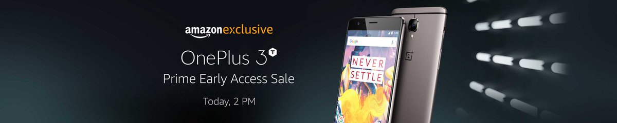 DealsWatchDog's tweet photo. OnePlus 3 T Prime Early Access
https://t.co/FuEfF2yv4x https://t.co/i7628JiJUY