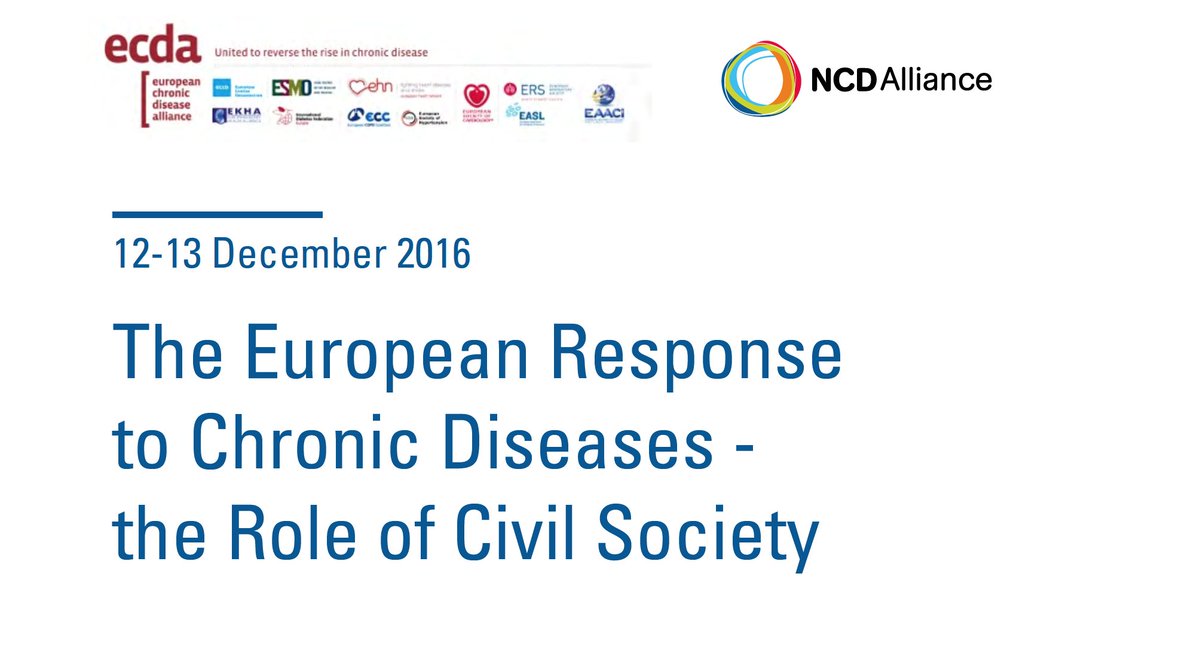 ncdalliance's tweet photo. Follow #NCDsEurope today &amp; tomorrow as civil society convenes to discuss European Response to Chronic Diseases https://t.co/OoWnfiMNXg #NCDs https://t.co/Mt7zwUOSez