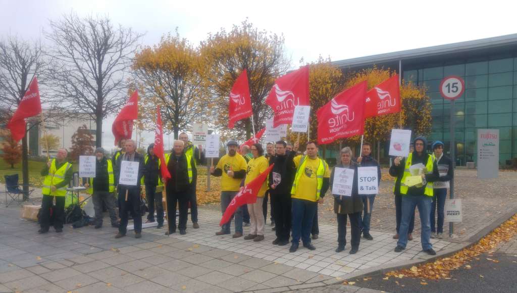 Union_NewsUK's tweet image. . @UniteFujitsu workers on strike again over pay, pensions and job security… union-news.co.uk/fujitsu-worker…