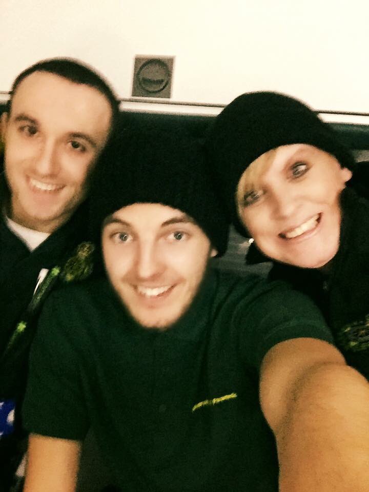 courageofspeach's tweet photo. @skymarkwhite @InspProvart me n @crutcho999 we smile at work on #ambulance cause a smile makes a difference #SmileForTheBBC #carryonsmiling https://t.co/17YzvDGMtB
