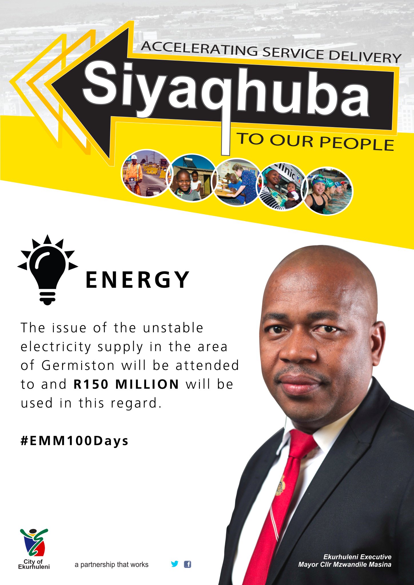 CITY OF EKURHULENI on Twitter "Unstable electricity supply in the area