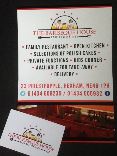 Good luck to the Barbeque House @Polish_BBQ #hexham opening this evening. Another great independent business in the town. #tynedalehour