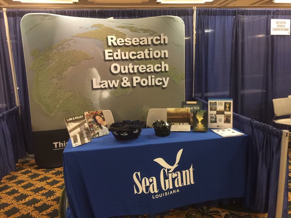 jfalgout's tweet photo. Visit @LASeaGrant booth 406 @ Restore America's Estuaries #RAETCS16 https://t.co/W4eSF04ZBT