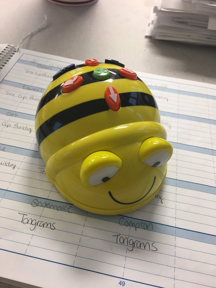 HeatherKorrell's tweet image. My new friend arrived today!!! K-1-2 are gonna love these!! @GCBurkhead #beebot #elementaryprogramming #hcsmakeitcount #gcbstemlab